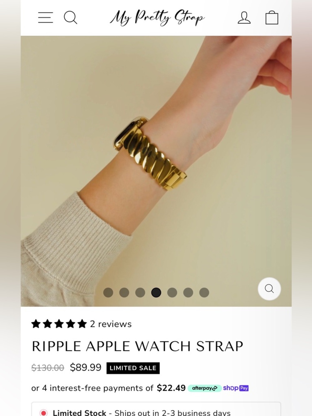 My pretty strap Apple Watch Strap - Picture 4 of 9